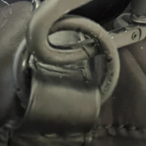 Cole Haan Black Nylon Tote with leather straps - Picture 9 of 10